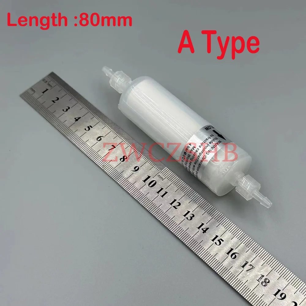 8 adet kapsül mürekkep filtresi 60cm 80cm uzunluk 5um silindirik uzun mürekkep filtre UV Solvent mürekkep için Flora Infiniti Infiniti zekâ renk