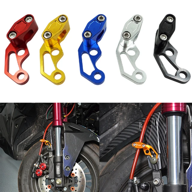 Universal Aluminium Motorrad Ölrohr Kabel clip Brems kabel