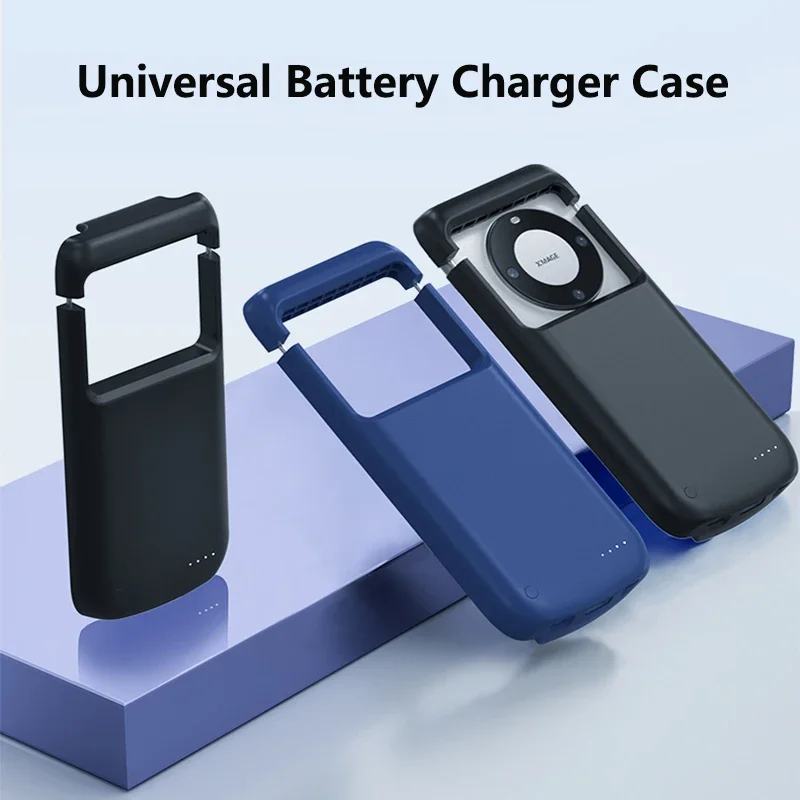 10000mAh Type C Universal Battery Case For Samsung S25 Huawei Xiaomi 3A Fast Charging External Battery Power Bank Charger Case_voghion.com