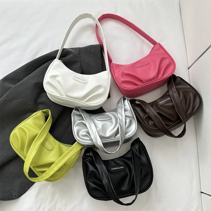 

2023 summer new fashion soft PU hand bill of lading shoulder underarm small female bag