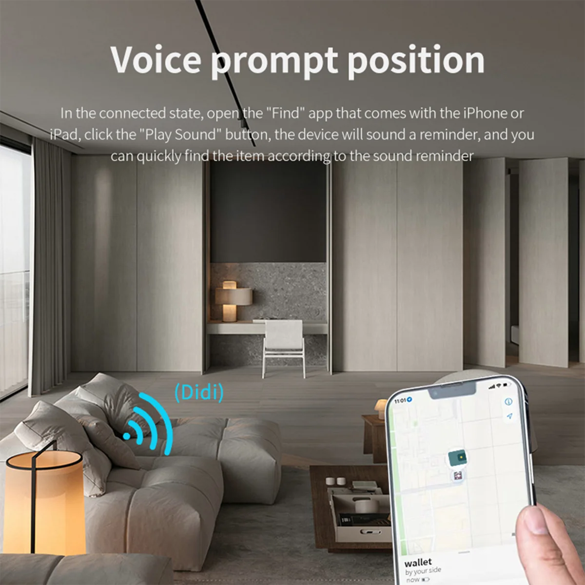 Smart Airtag Air tag Card GPS Tracker Works With Apple Find My Anti-Lost Wireless Wallet Tracking Card Key Finder