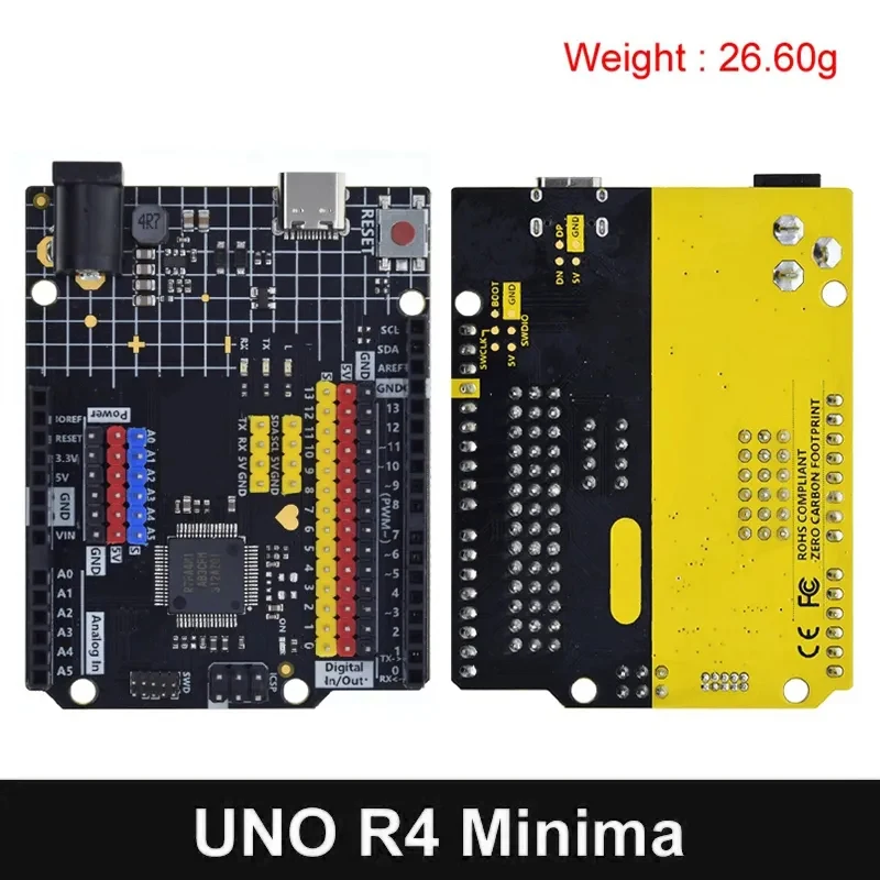 UNO-R4 MINIMA/WIFI Edition USB Type-C Development Board For Arduino Programming Learning Controller