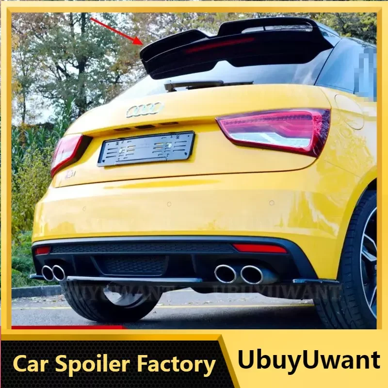 

UBUYUWANT для Audi A1 R18 2010-2014, высококачественный задний спойлер из углеродного волокна, задний спойлер, Задняя Крышка багажника