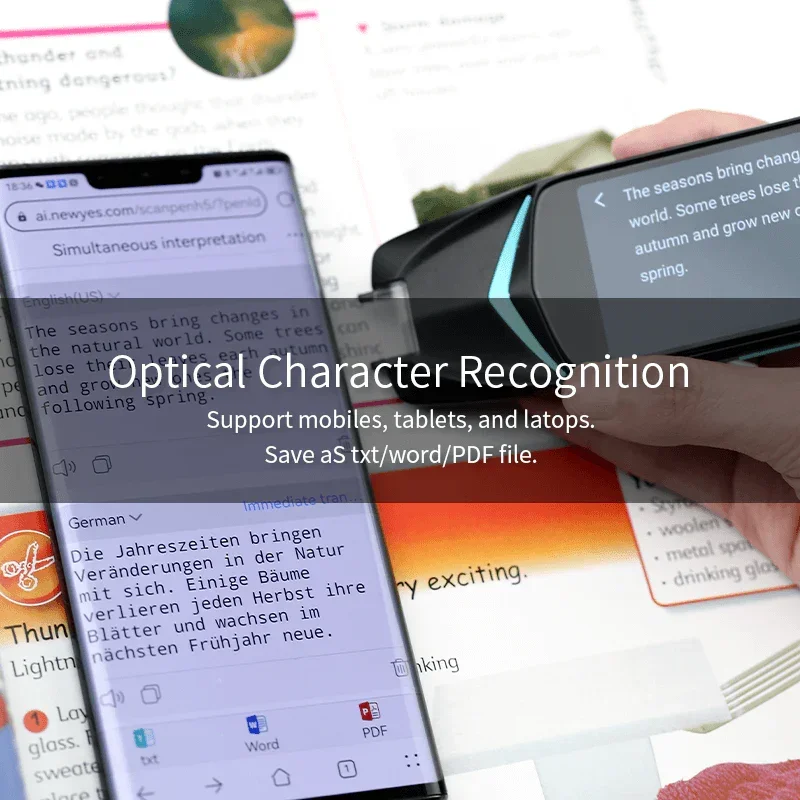 3.99 inch Scan Reader Pen 4 pen translator Real-time language instant voice Text Photo Translator Collins Dictionary NEWYES translation pen voice translator language translator