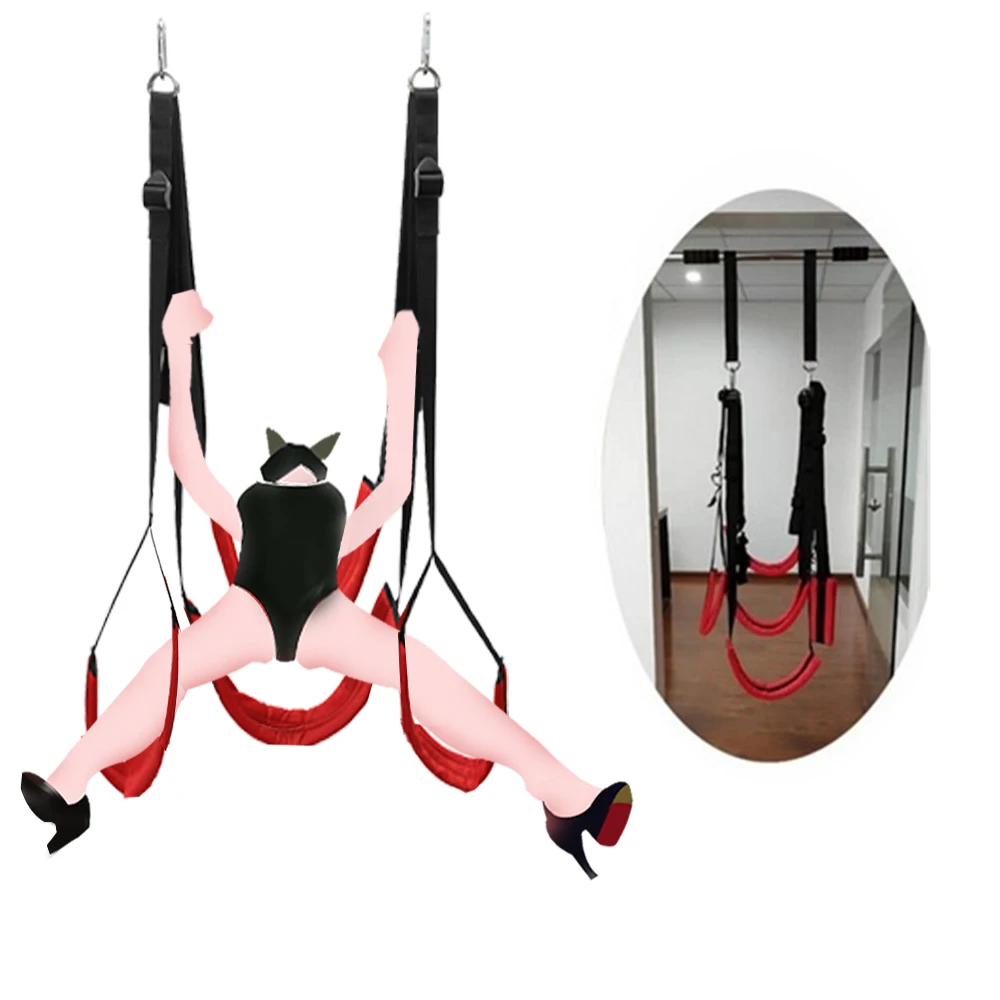 Sex Swing Strap Erotic Toys For Women Couples Adult Games Ankle Wrist Suspension Position Fetish Restraint Bondage Sex Furniture