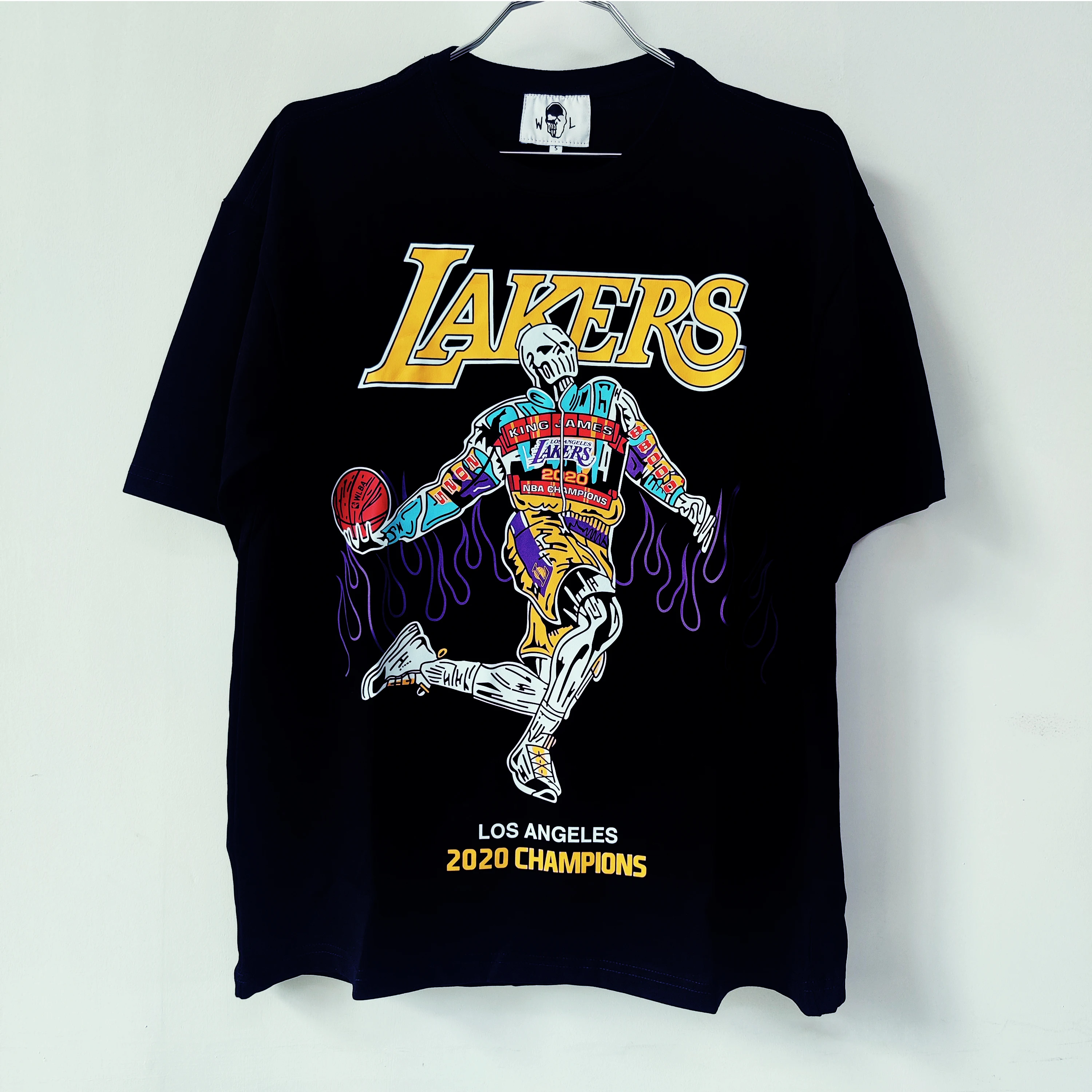 Camisetas de los ángeles de la ciudad de Las Lotas 23 para hombre y mujer,  camisa de gran tamaño de James Lakers, ropa de calle, 2021 - AliExpress