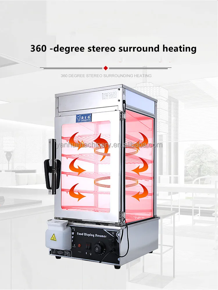 Commercial Heavy Duty Steel Steamer For Bun Cabinet Towel Disinfection Steamer 4