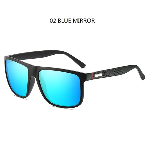 Lunettes De Soleil Sport Polarisées Carrées Honey Joe - UV400, Monture Multicolore