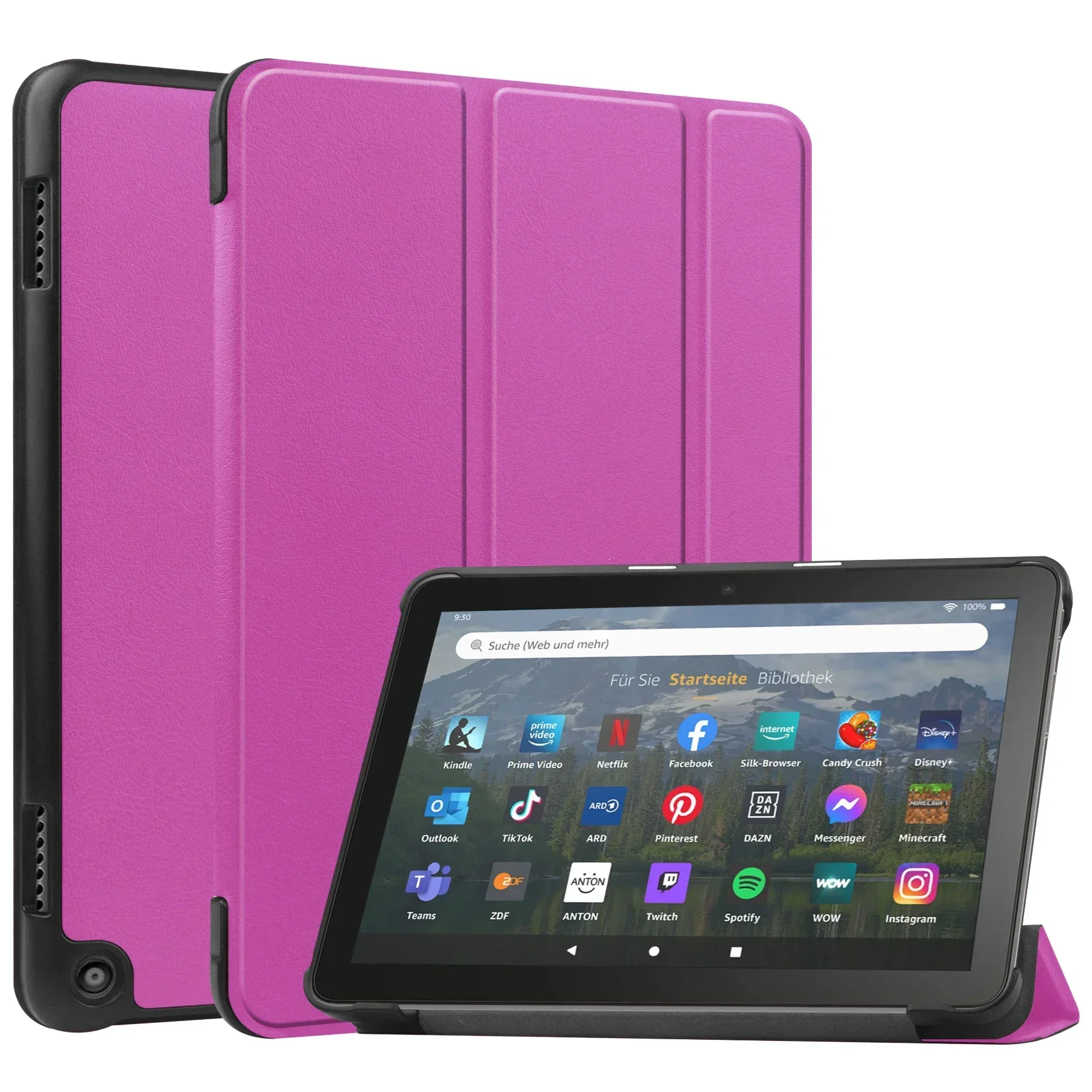 Premium Tablet Cover with Auto Sleep/Wake & Folding Stand