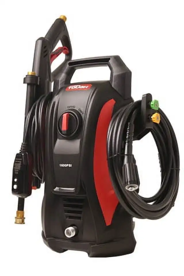 

Hyper Tough Brand Electric Pressure Washer 1600PSI for Outdoor Use, Electric
