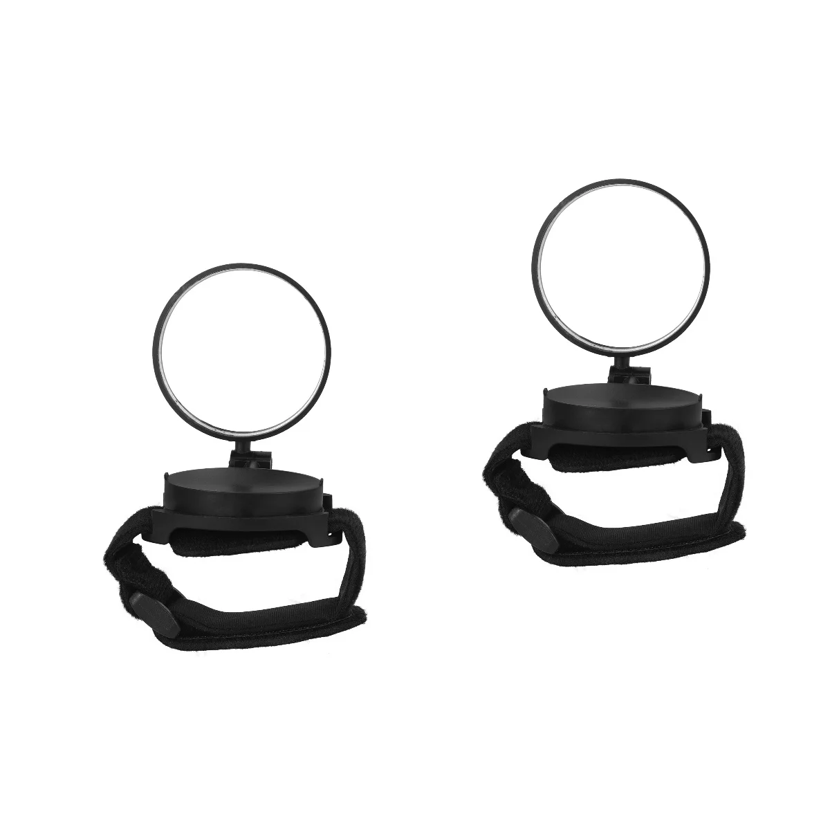 

2 Count Mirror Wristbands Bike Wide Angle Arm Rearview for Riding Plastic