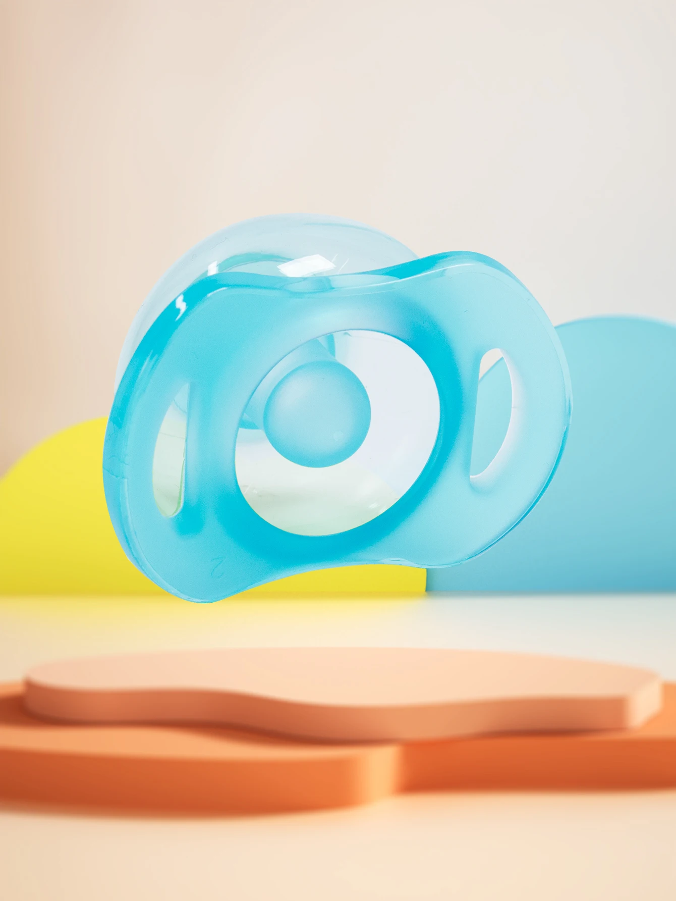 Silicone Pacifier 1 Pcs Baby Pacifier Soothing Round Head Design Reboundable Baby Reborn For Accessories Newborn