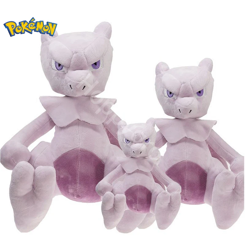 Pokémon Mewtwo Plush Anime Toy para crianças, animal de pelúcia, desenhos  animados, presentes de aniversário, original, feriado, 37cm - AliExpress