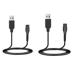 Universal USB Shaver Charger Replacement (2 USB charging cable)