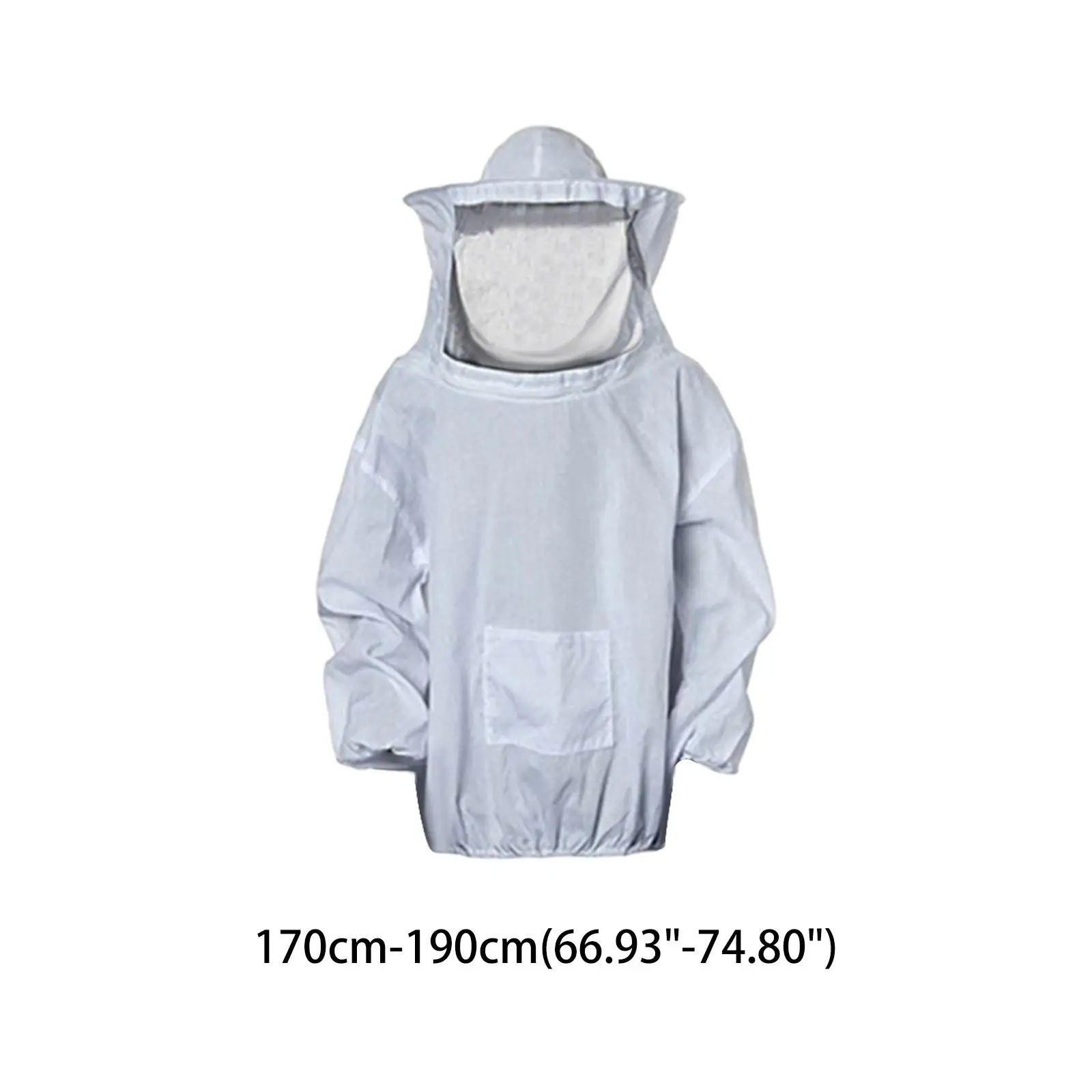 Beekeeping suit with ventilated hood for men women farm smock for apiarist beginners backyard