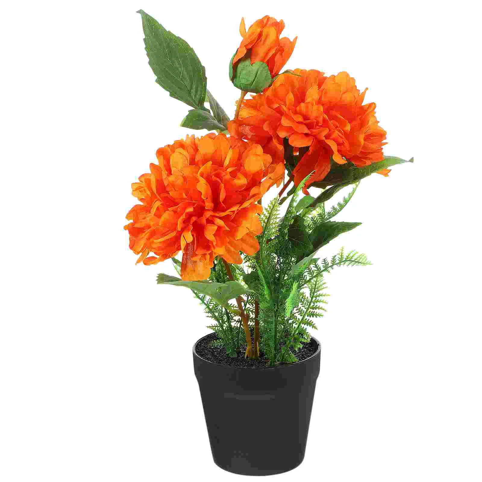 

Simulated Peony Bonsai Fake Artificial Plant Adornments Flower in Pot Faux Potted Plants Ornaments