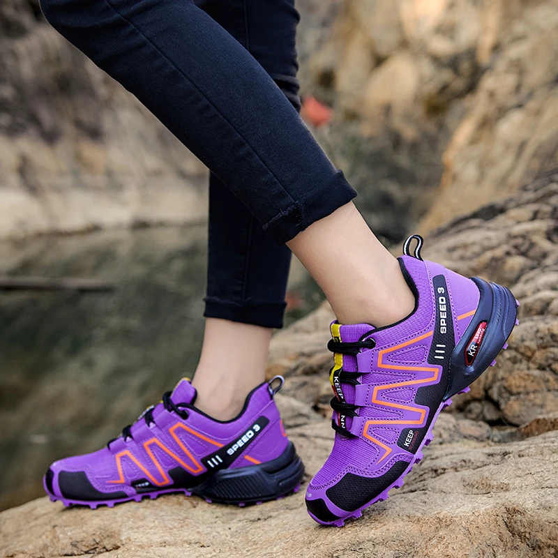 2024 New Women Hiking Camping Shoes Outdoor Casual Waterproof Walking Trekking Shoes Tennis Sport Sneakers Solomon Series 908