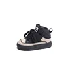 Children Sneakers Boy's High Top Solid Casual Shoes Girl's Fashion New Mesh Lining Student Sneakers Size 26-36 5
