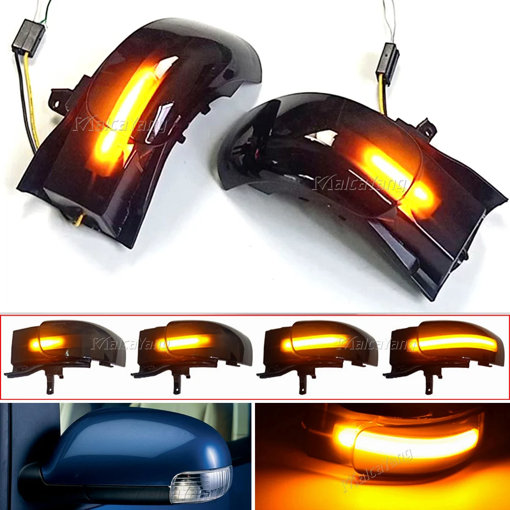 

Dynamic Blinker LED Turn Signal Light Side Lamp Pair Arrow Mirror Indicator For VW Touran 1T1 1T2 2003 - 2009 Car Accessories