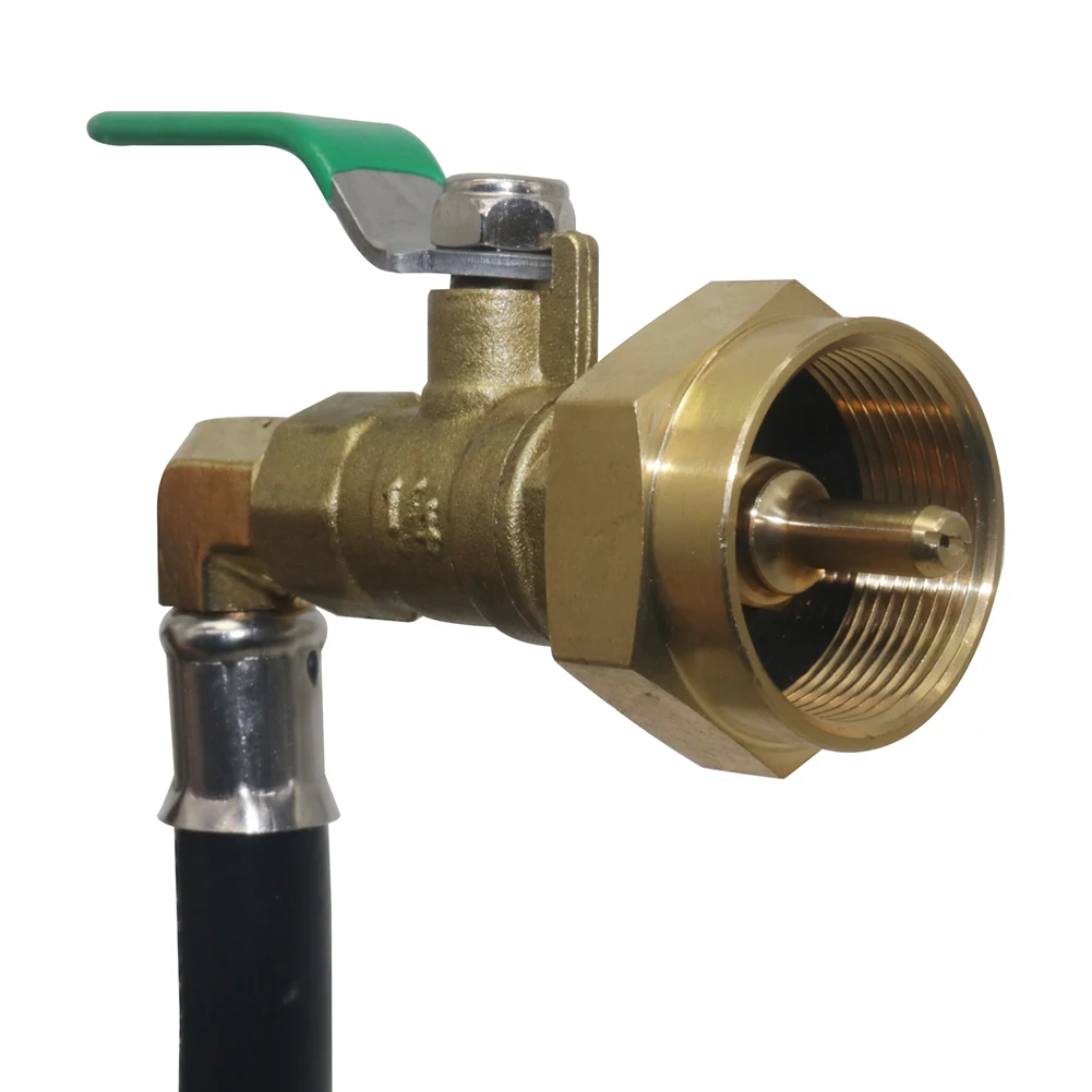 RV accessories 3FT propane simple and convenient inflation device American style QCC Gas Cylinder Switch Inflation Joint Hose 1m
