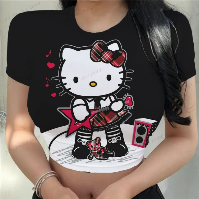 ✖️00s ROCK ゴシックHELLO KITTY t