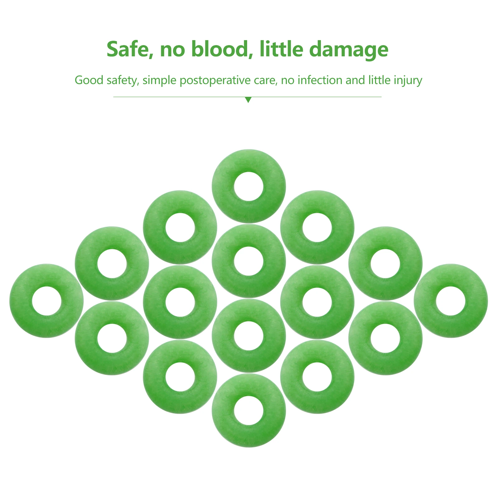50/100/200 Pcs Animal Pig Piglet Castration Rings High Elastic Tendon Rubber Castrating Tools Animal Cutting Tail Rubber Rings Animal Castration Supplies