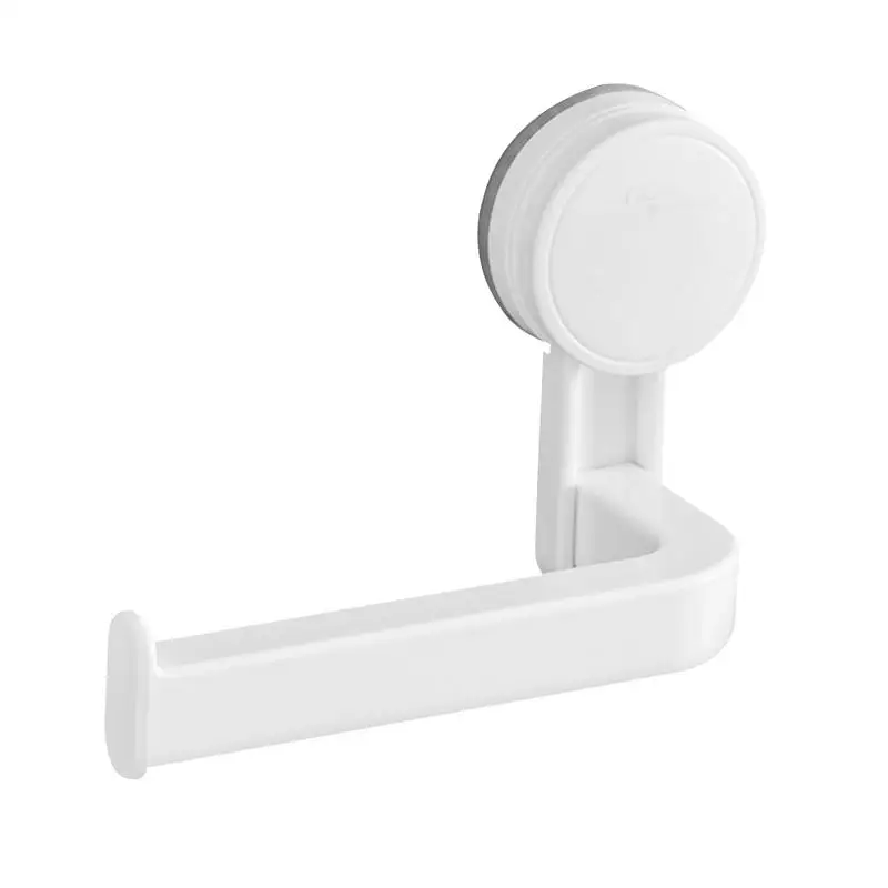 Toilet Paper Holder Suction Multi-Purpose Suction Toilet Paper Bracket Stick-On Bathroom Tissue Holder with Thickened Design toilet paper holder toilet roll holder
