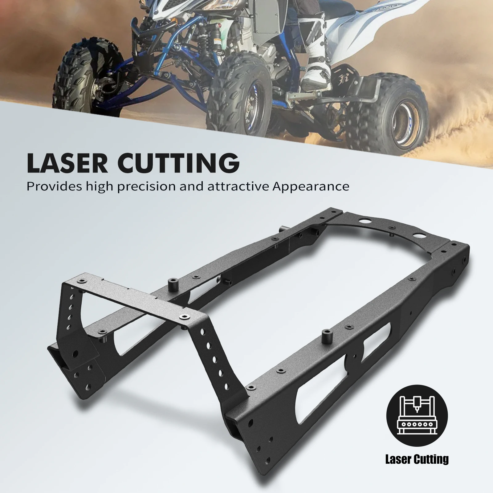 Per Yamaha Sub Frame Telaio Posteriore Per Yamaha Raptor 700R 2009-2023 Raptor700 2006-2023 Taglio Laser Quad Atv Accessori