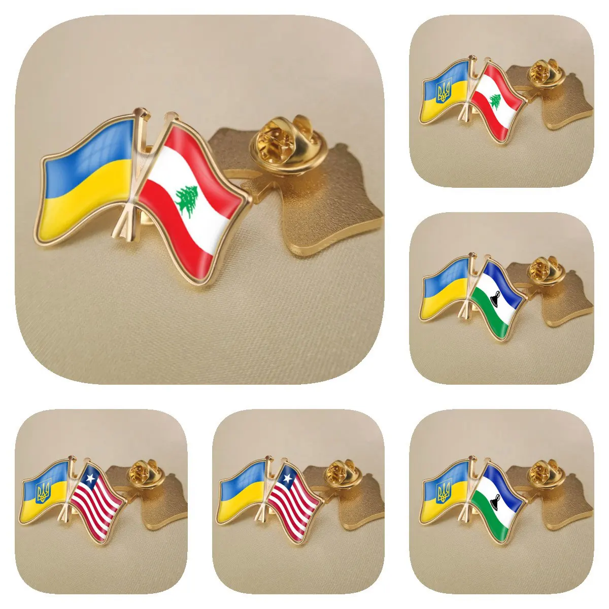 

Украинский и Ливан Лесото Либерия двойные перекрёстные Фотообои