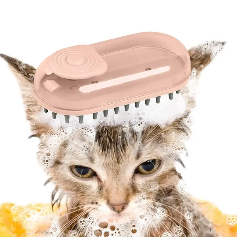 

Dog Grooming Brush Soft Dog Bath Brush Hair Fur Grooming Cleaning Brush Soft Silicone Bristle For Short Haired Dogs Cats Shower