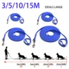 Waterproof Dog Leash Long Pvc Pet Leashes Easy To Clean Rope for Small Medium Large Big Dogs Walking Traning Lead 3m 5m10m 15m 4