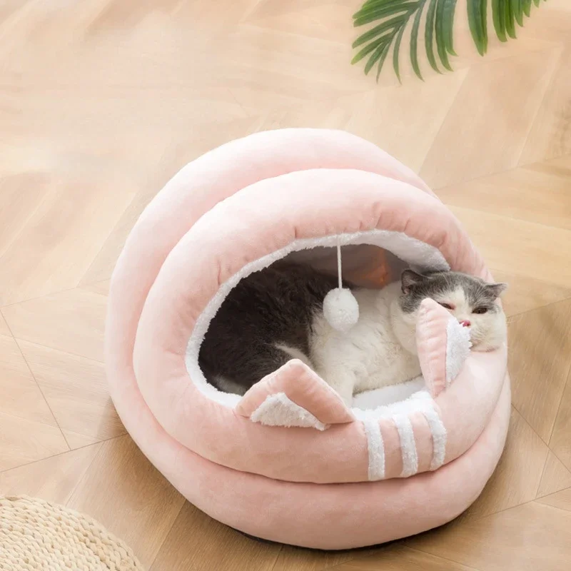 

Cat Sofa Beds Large Mat Pets Kennel Washable Plush Soft Beds for Cats Comfortable Dog Bed Warm Winter Big Cushion for Cats Mat