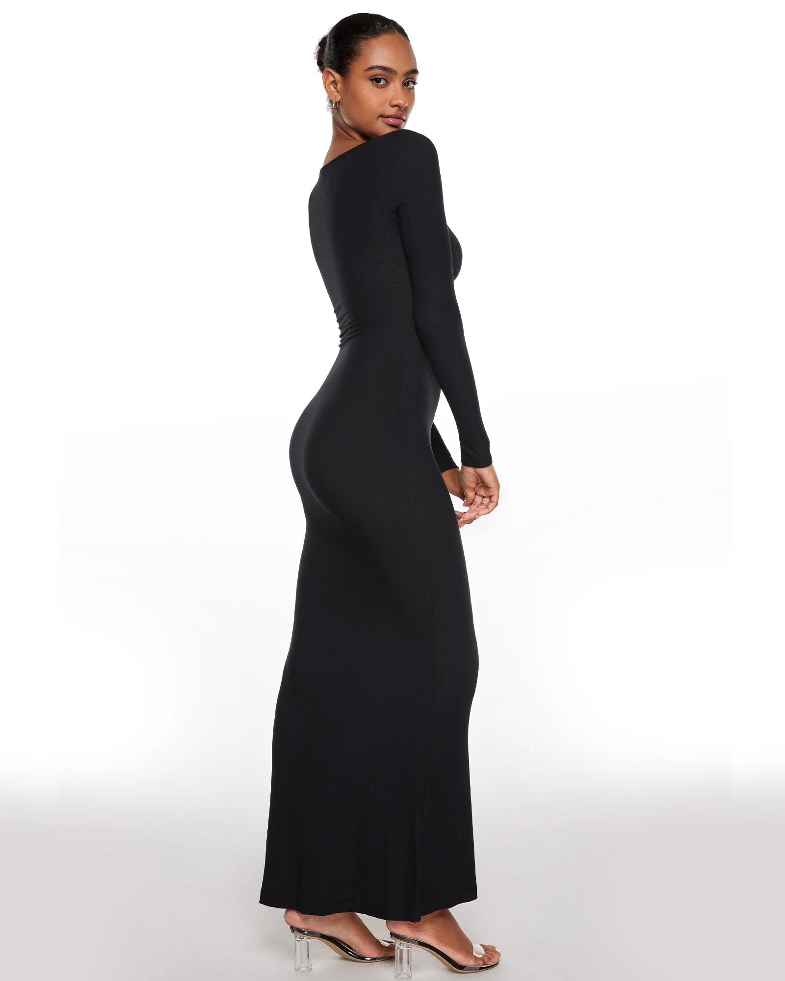 Langärmliges jerseykleid Clearance