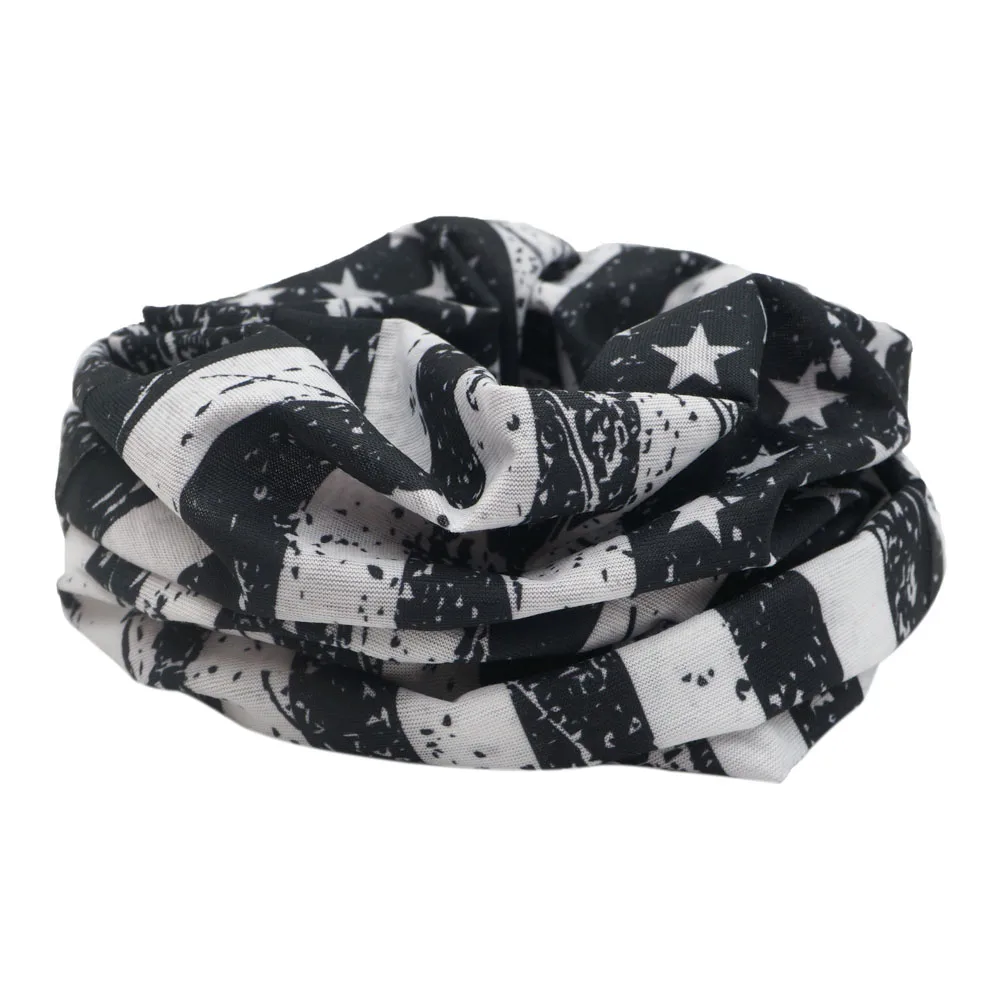 Benutzerdefinierte Amerika Flagge Hals Gamasche USA Männer Frauen Rohr Nahtlose Bandanas Radfahren Sturmhaube Gesichtsbedeckung Schal Laufen Wandern Kopfbedeckung – Detail 5