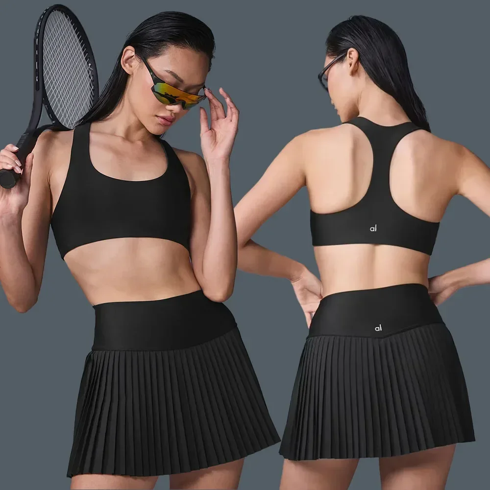 Women's Grand Slam Tennis Skirt Summer Breathable Quick Drying Sports Short Skirt Running and Cycling Pleated Pants