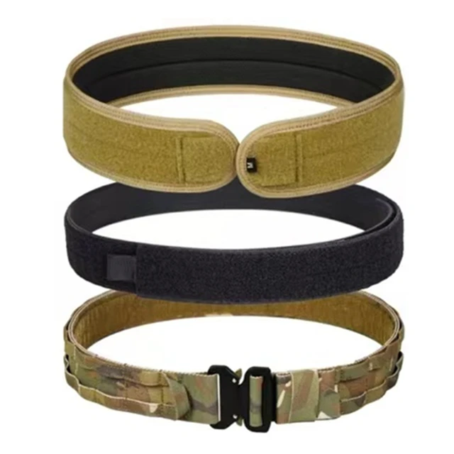 3 in 1 Battle Belt Waist Band, Quick Release 1.75" MOLLE Belt with Inner and Anti-Slip Pad- Heavy Duty Battle Belts 3
