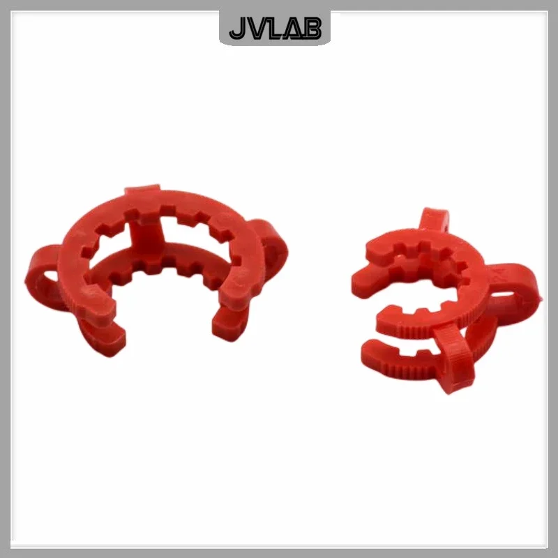 Spherical Clamp Laboratory Flask Clip Plastic Interface Clip Standard Mouth Connection Clamp For Flask 24 mm 10 pc Laboratory Clamps