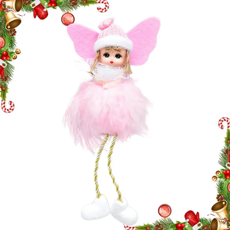 

Angel Pendant Christmas Christmas Hang Angel Doll Pendant Plush Angel Pendants Decorative And Cute Angel Ornaments For Christmas