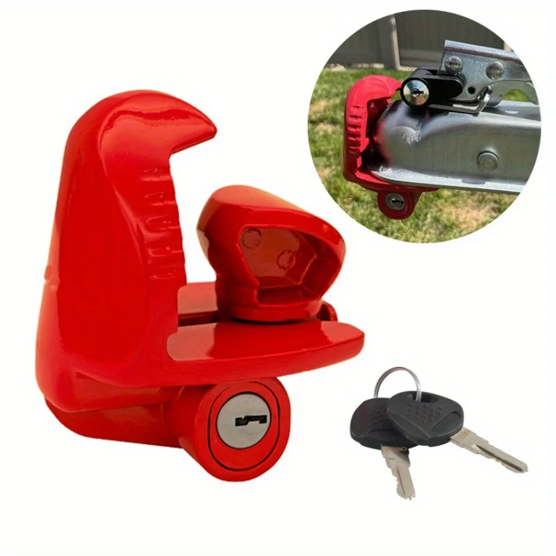 Universal ประเภทรถ Yacht Marine Trailer Hitch Lock Anti-theft ล็อค Hitch อุปกรณ์การเชื่อมต่อ Trailer Assembly ลากจูง Anti-theft 1