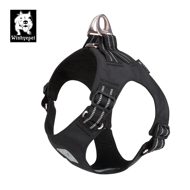 Whinyepet leash black - M