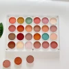 New EMPTY Magnetic Eyeshadow Palette DIY Acrylic All Transparent Elegant Eye Shadow Makeup Palette 26mm*24 holes 2