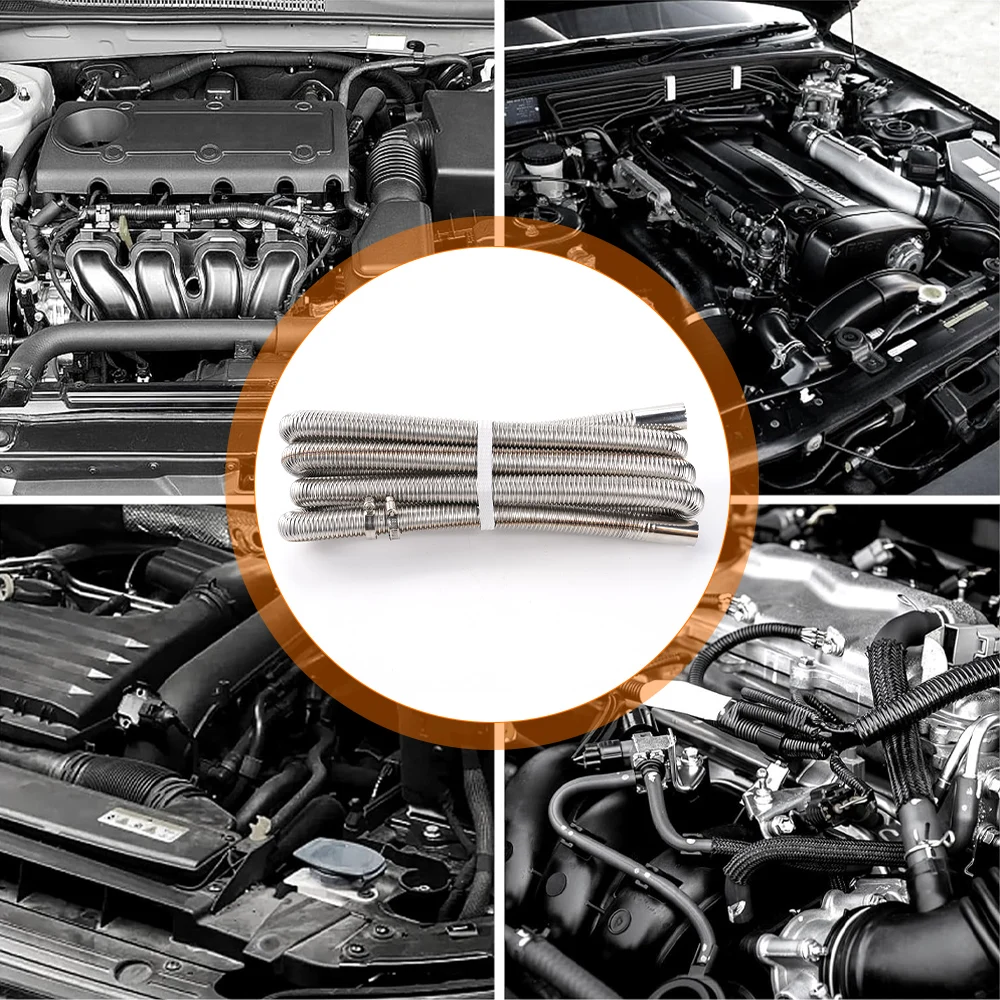 Diesel Heater Exhaust Pipe 200/300cm 25mm Stainless Steel