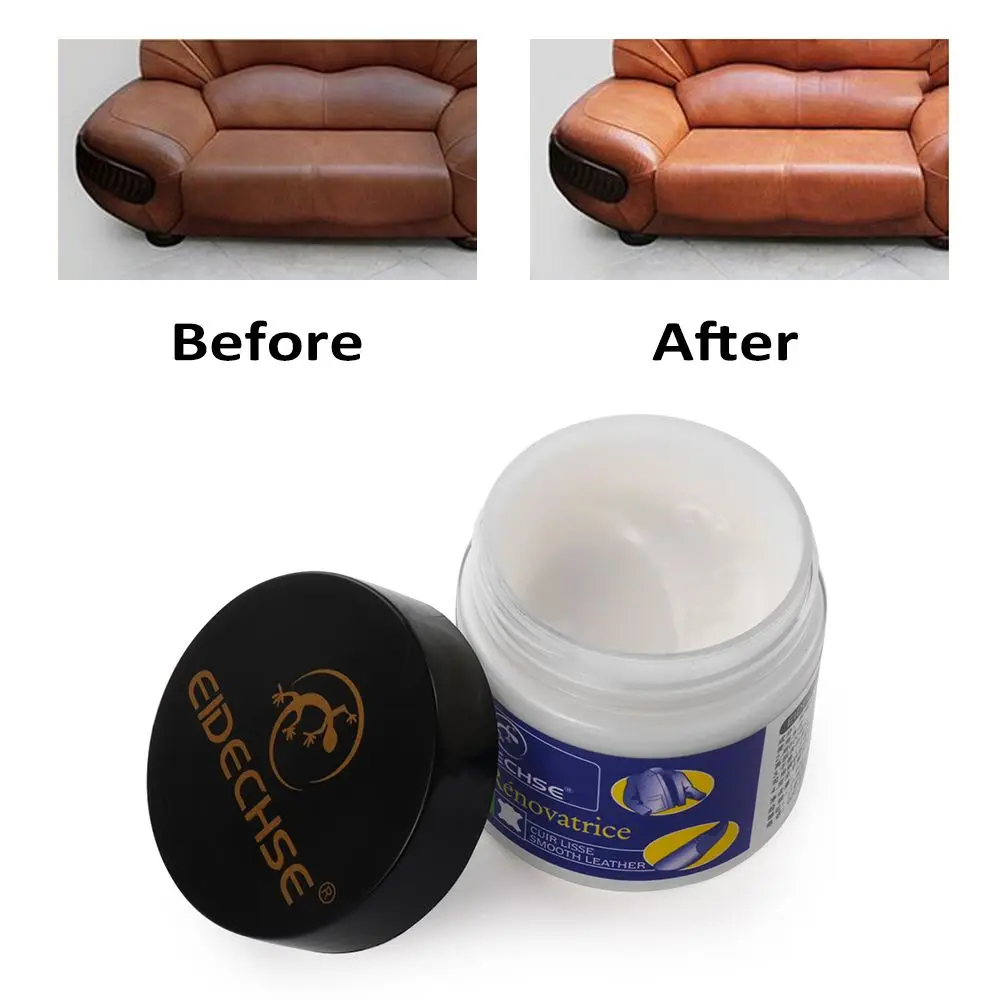 30/60g Leather Repair Cream Quick Drying Dye Colour Restorer Multifunctional Cleaning Kit Decontamination Tool For Faded Worn