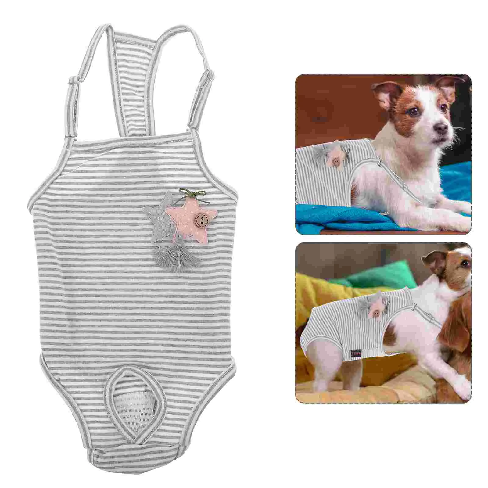 

Dog Diapers Washable Female Dog Diapers Breathable Dog Physiological Period Pants Adjustable Suspender Pet Diapers Female Dogs