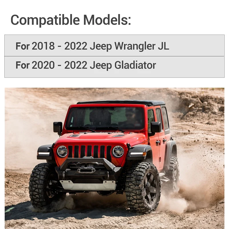 

4-ходовой соединитель жгут проводов для прицепа 56407 118786, Сменные аксессуары для Jeep Wrangler JL 2018-2022