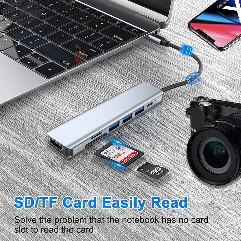 Tipo C, PD USB 3.0 2.0 Dock,