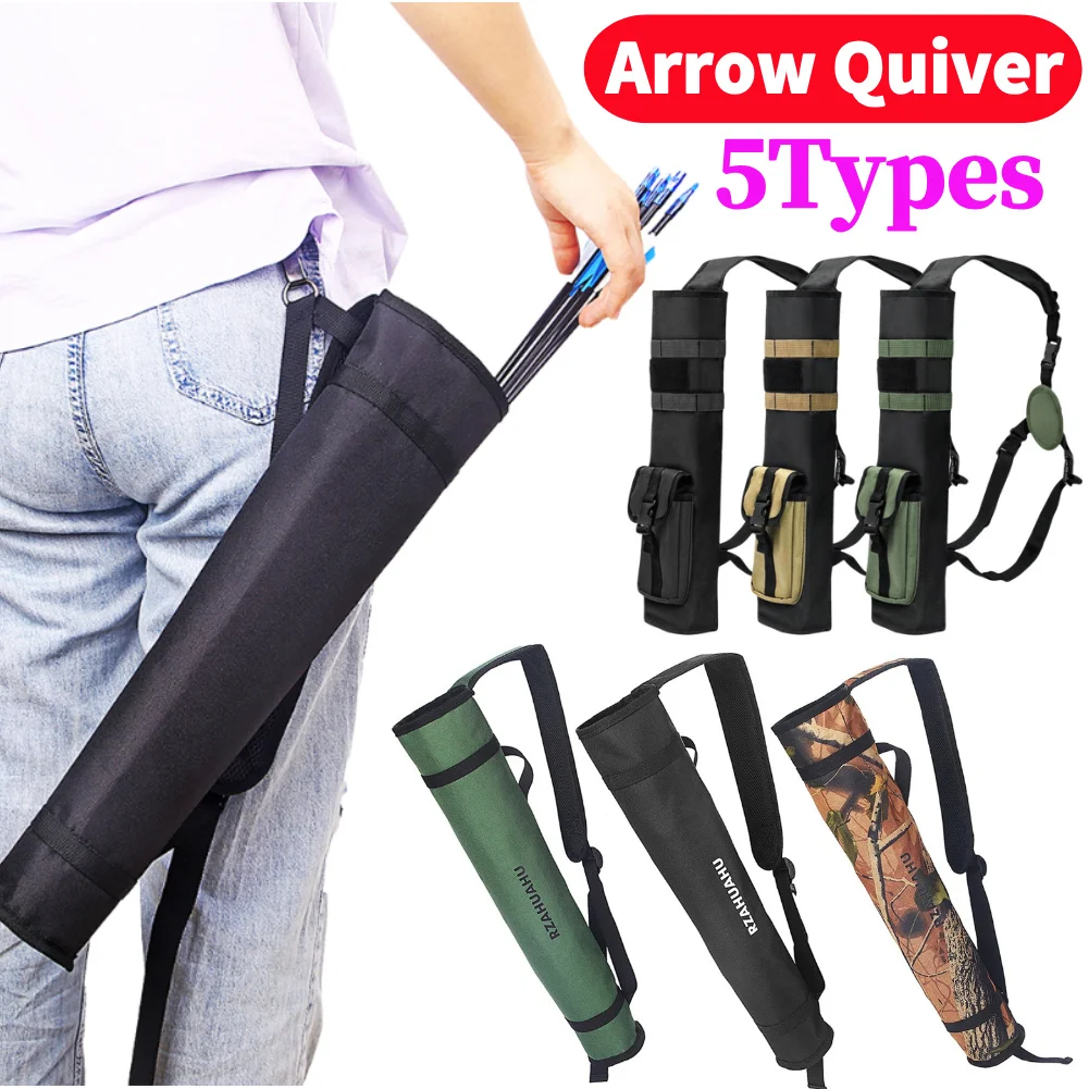 アーチェリーバッグ アロー バッグ 調節可能なショルダー ウエスト ホルダー リカーブとコンパウンド ボウ キャリング ハンティング アーチェリー  矢筒 アーチェリー矢筒ポータブル収納バッグポータブル収納バッグArrow Outdoor 大容量 頑丈 競技用 アーチェリー 矢筒 矢 ..., image size:1001x1001