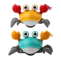 Baby Bath Tub Water Play Crab Toy Clockwork Portable Beach Children Shower Accessory Baby Pulling a String To Learn to Walk 1