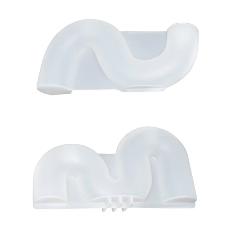 

H7EA ароматический подсвечник силиконовая форма подсвечник форма для литья из смолы форма для литья эпоксидной смолы S-образная