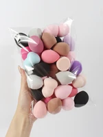 Medium Size Beauty Sponge 6/12/24/36/60 Pieces, Random Color and Shape, Foundation Mixing Beauty Sponge, Liquid, Cream and Powde 1